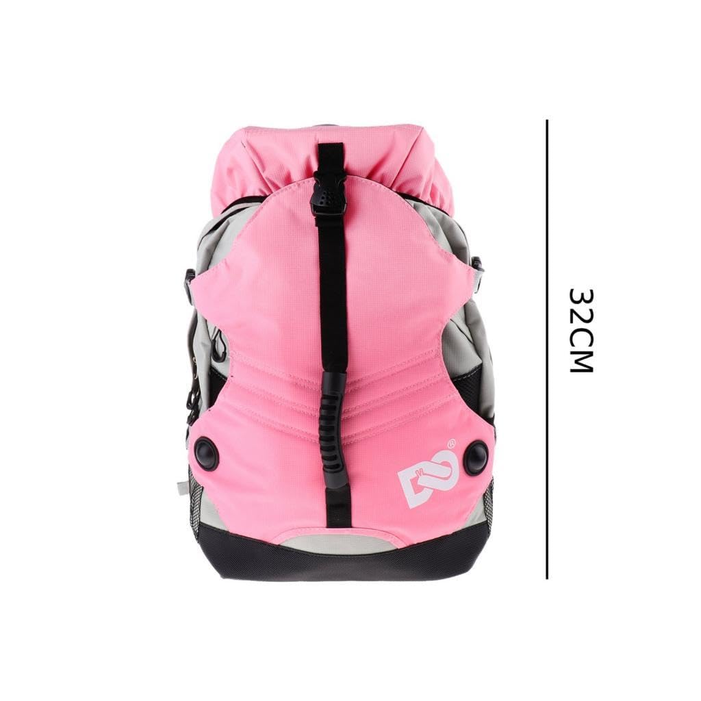 Mochila Porta Patines Equipaje Deportivo Porta Botas Bolso para Patines en Línea Mochila de Lona Transpirable con Departamentos Múltiples Adecuada