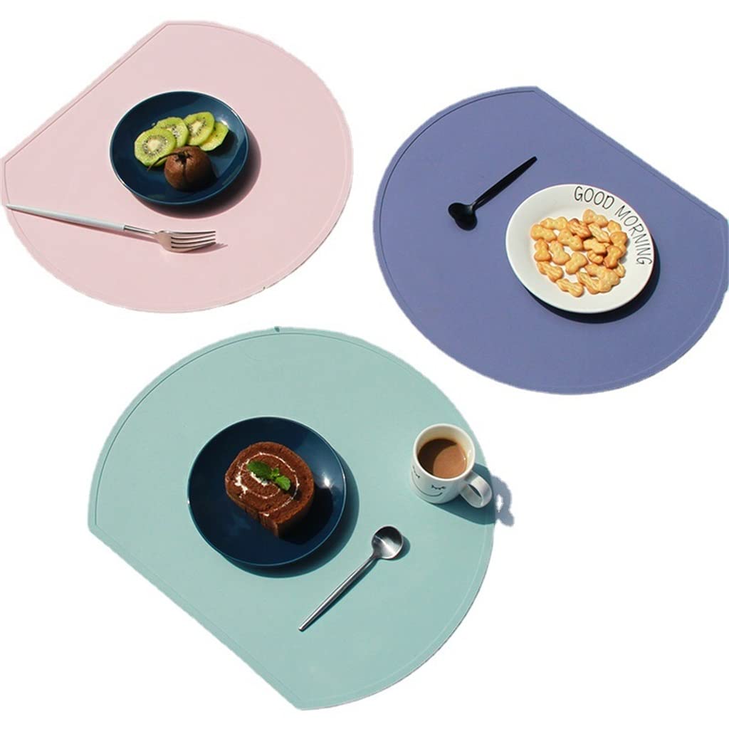 Décoration de Table, Sets de Table, Tapis de Cuisine en Silicone Morandi, Couleur Isolante Thermique, Style scandinave, Assiette pour la Cuisine Occidentale