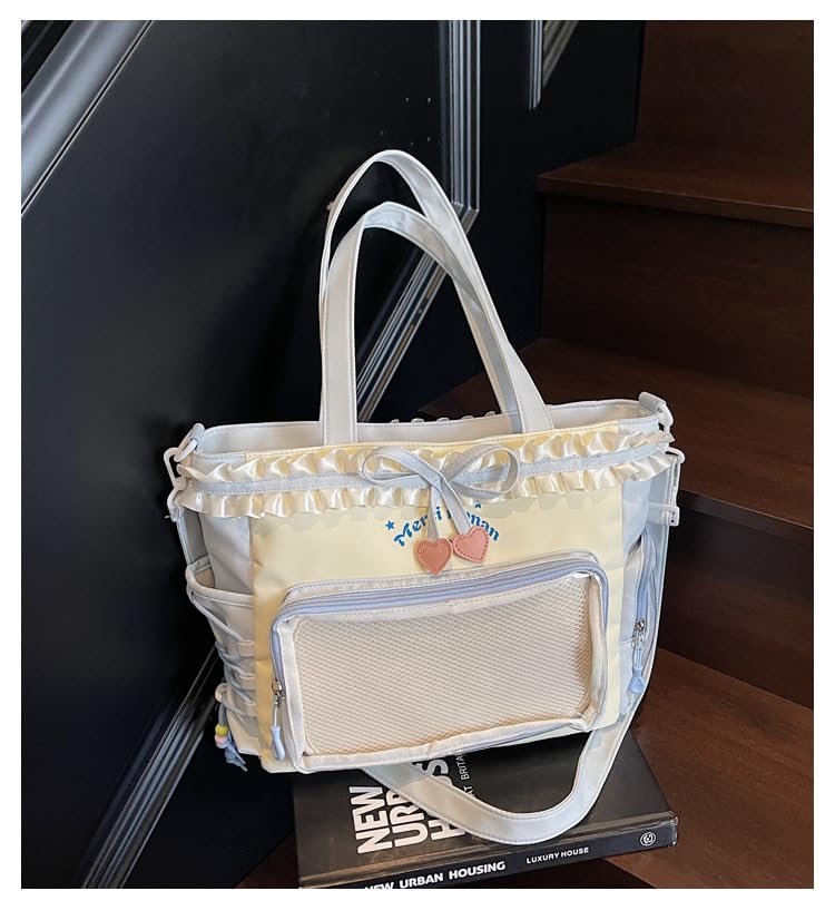 Bolso Ita Kawaii - Bolso tote para mostrar pins, bolso cruzado estético Y2K, bolso mensajero para hombro y mano miniatura 4