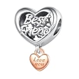 Family Charm 925 Sterling Silver Pendant,Jewelry Beads Gifts for Women Bracelet&Necklace