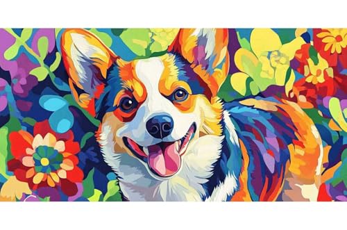 Diamond Painting pour Beginner Broderie Diamant Chien Grand Format Facile a Realiser - 2