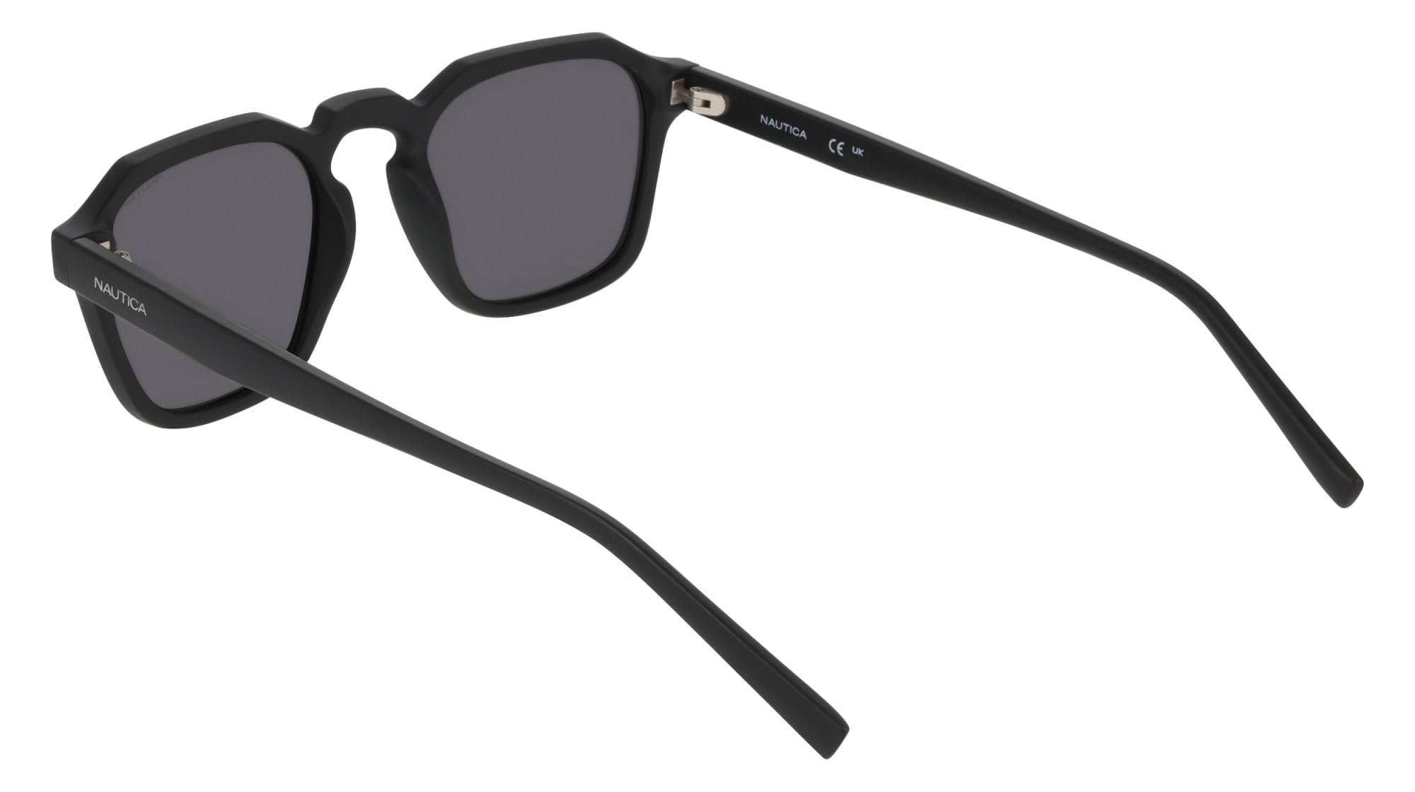Nautica Men's Sunglasses N916SP - Matte Black with Polar Smoke Lens