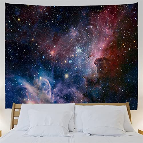 Goodbath Space Wall Tapestry, Universe Galaxy And Star In Outer Space Wall Hanging For Living Room Bedroom Dorm, 80" X 60", Colorful #TOP2