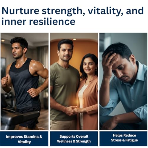 Image of TRIPHAL Shakti Advance - Herbal Male Vitality Powder - Premix of 7 Potent Ayurvedic Herbs - For Strength, Stamina and Endurance - Preservative Free Blend