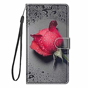 TYWZ Stijlvolle, kleurrijke geschilderde volledige beschermhoes voor Samsung Galaxy A12 5G, PU-lederen portemonneehoes…