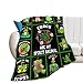 Fun Frog Fleece Throw Blanket - Super Soft Cozy Cute Frogs for Couch Sofa Bed Gifts 50