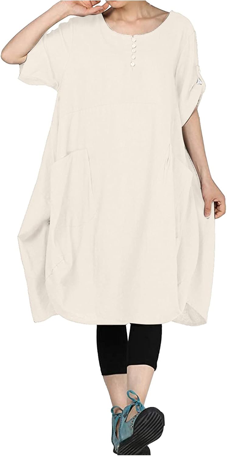 最安値 レディース 夏服 ワンピース 体型カバー Sabwery チュニック 半袖 ゆったり トップス 無地 部屋着 チュニックワンピース 通勤 カットソー 大きいサイズ きれいめ ショート丈 夏 ひざ丈 最安値 レディース 夏服 ワンピース 体型カバー Sabwery チュニック 半袖 ゆったり トップス 無地 部屋着 チュニックワンピース 通勤 カットソー 大きいサイズ きれいめ ショート丈 夏 ひざ丈