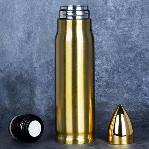 Cadeau pour homme papa – Gobelet isotherme cool pour papa de la part de sa fille, fils, épouse, cadeaux d'anniversaire pour lui qui a tout – Bouteille d'eau de voyage en acier inoxydable de 1L