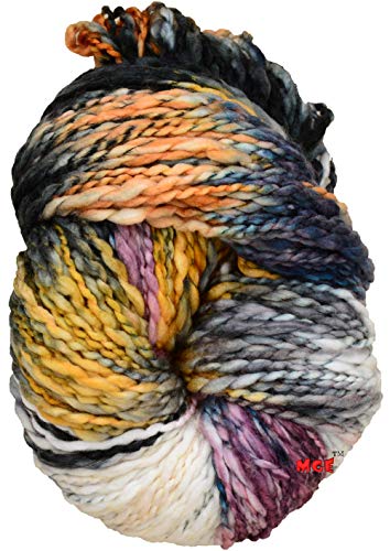 Image of Knitting Yarn Thick Chunky Wool, Sumo Rusty 300 GMS Best Used with Knitting Needles-OJ Art-HAF