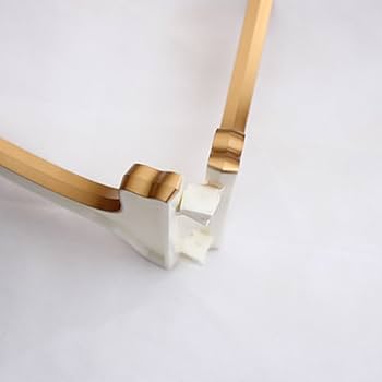 Artliving Display Stand Easel Bowl Stand For Display Large Deep Bowls, Platters And Deep Dishes Black Gold