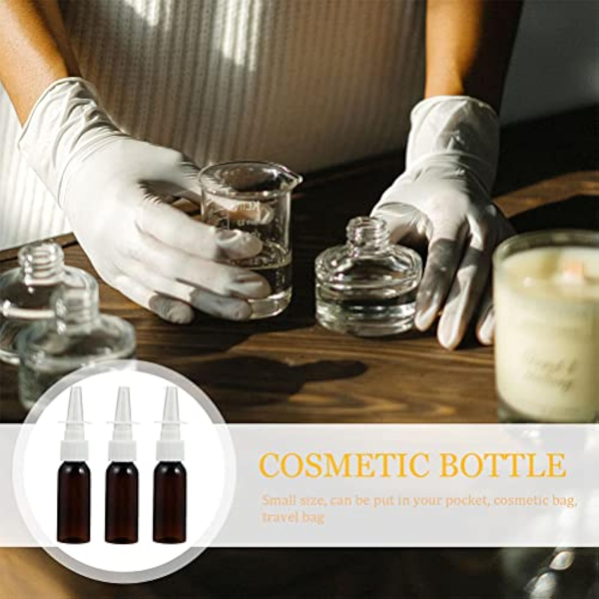 12pcs Convenient Spray Bottles for Cosmetics & Liquids