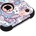 For iPhone 7 / 8 Case, Kaleidio [TUFF] Rugged Shockproof Hybrid 3-Piece Dual Layer Protective Armor Cover for Apple iPhone 8 / 7 [Includes a Overbrawn Prying Tool] [Blue/Purple Paisley]