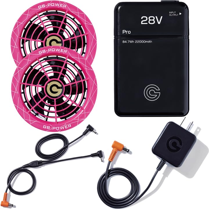 長信ジャパン GB-POWER 28V バッテリー＆ファンセット GB428+GF1 空調