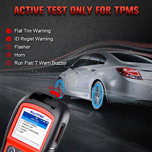 Autel Ts601 Tpms Relearn Tool, Tpms Programming Tool, Obdii Code Reader, Advanced Version Of Ts501/Ts408/Ts508, Key Fob Testing, Active Tire Sensor For All 315/433Mhz #TOP4