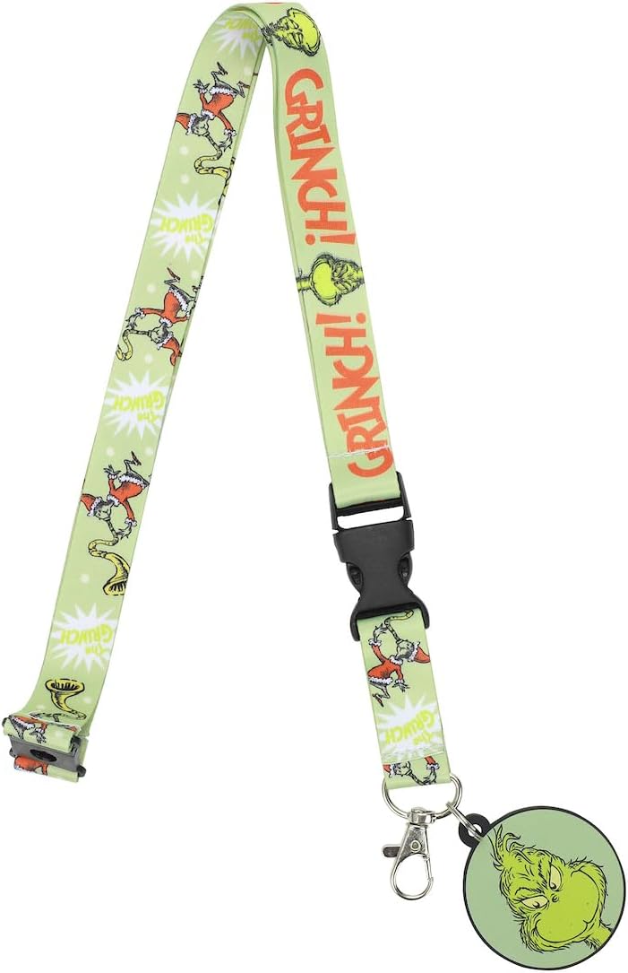 Bioworld Berretto Grinch Occhi Verde, Cappello Natalizio In Maglia Con Pompon, Licenza Ufficiale, Taglia Unica - 2