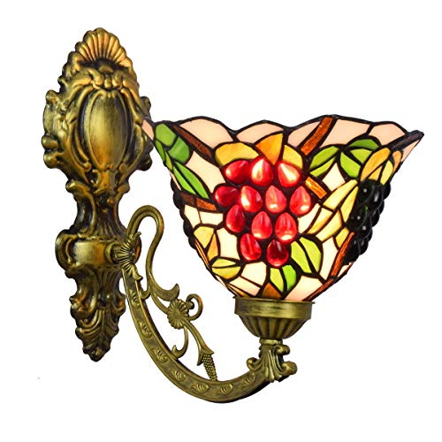 Verre rétro applique murale 8 pouces motif fleur de soleil avec finition haut de gamme