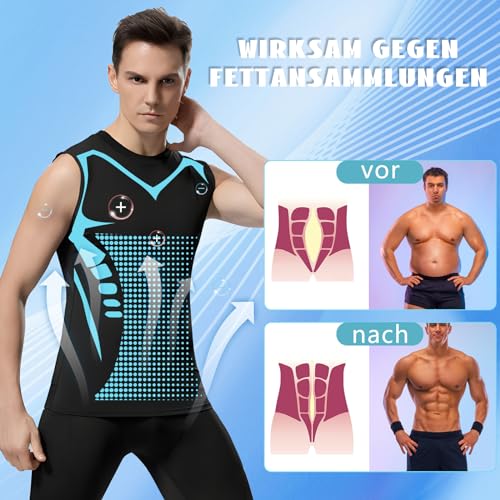 Ionic Shaping Vest, 2 stuks Ionic Shaping Vest voor heren, comfortabel en ademend ijszijdeweefsel voor mannen voor het opbouwen van een lichaam - Image 3