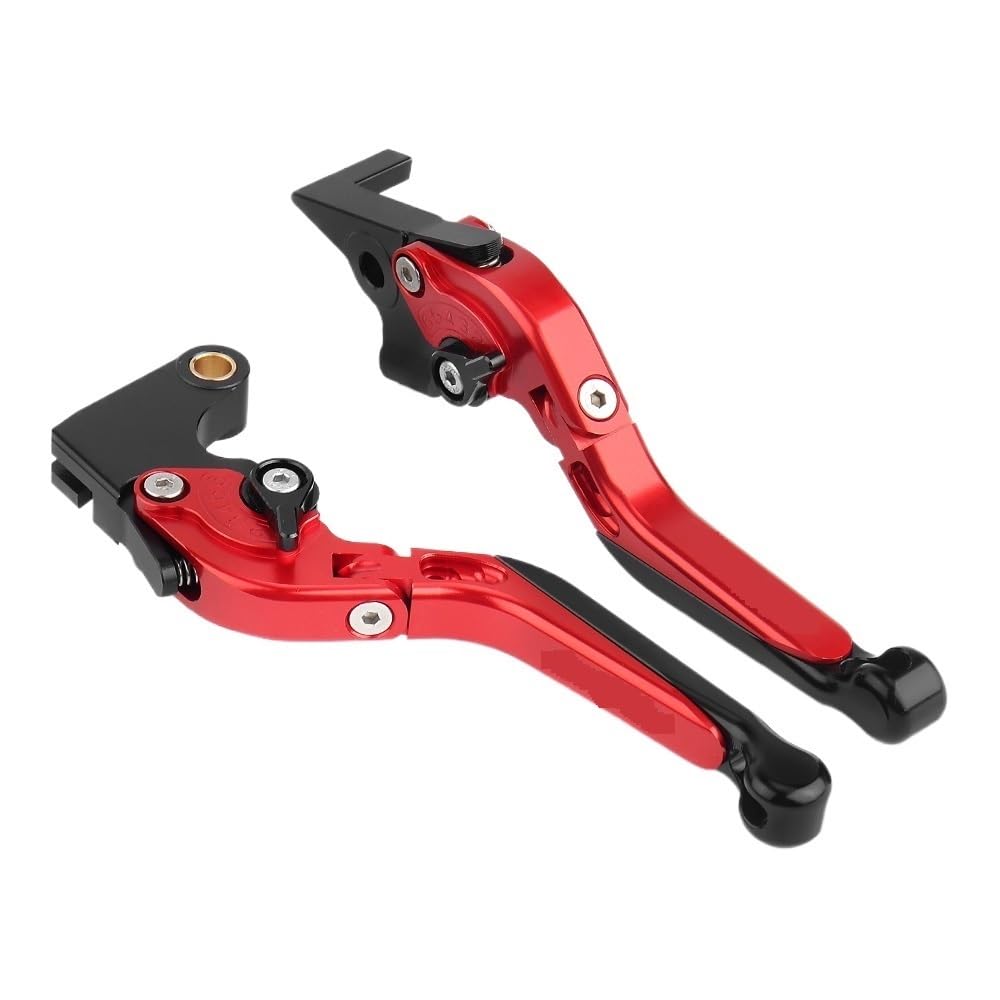 Dźwignie hamulca Pasuje do Suzuki GSX S950 GXS-S950 GSXS 950 2021 2022 CNC Dźwignie uchwytu Regulowana składana dźwignia hamulca i sprzęgła Motocykl Zestaw krótkich sprzęgła hamulca(Red Black)
