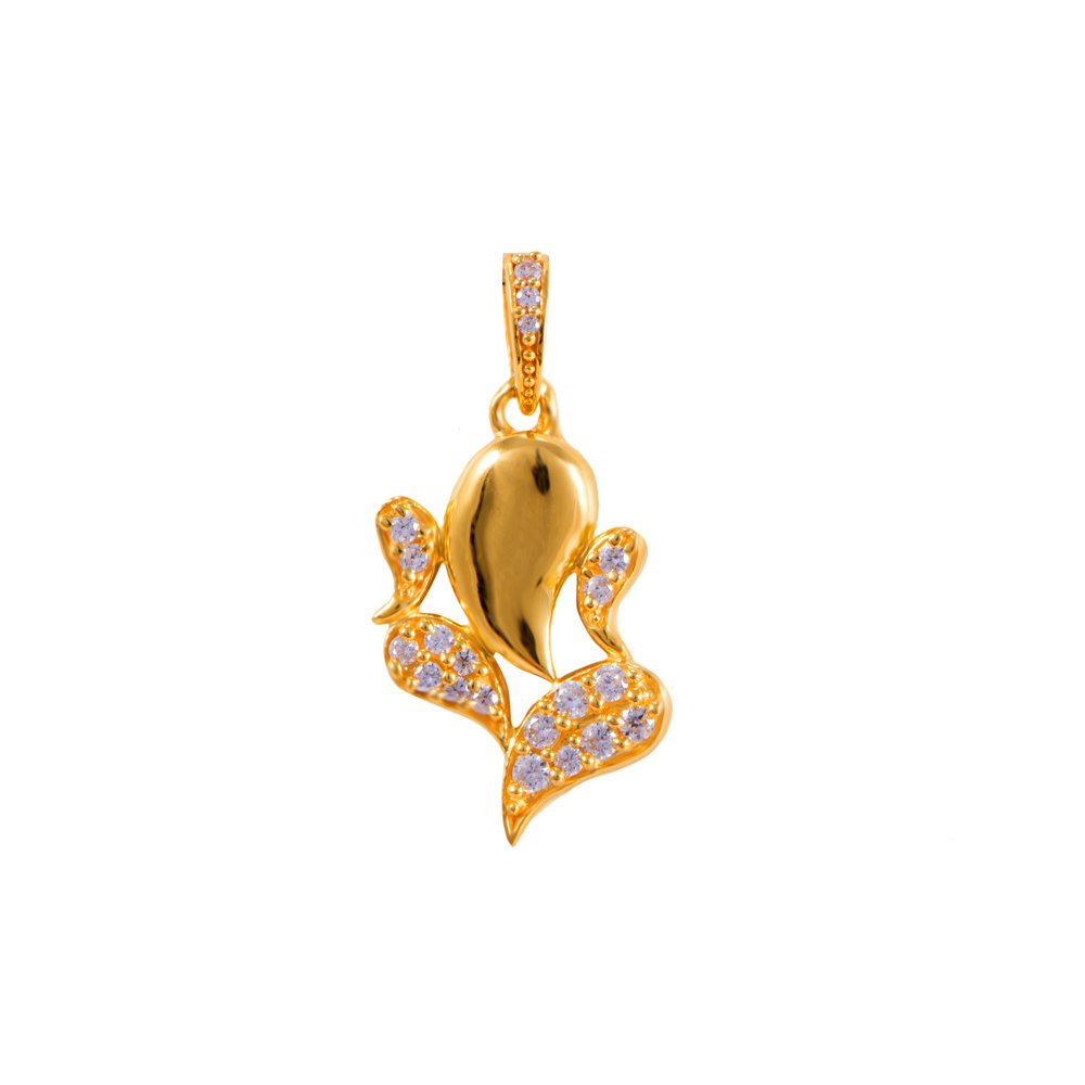 joyalukkas Impress Collection 22k Yellow Gold Pendant-picture-46