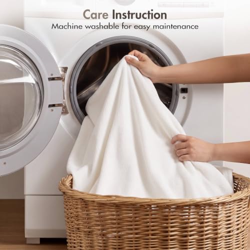 Image of Madison Park 100% Egyptian Cotton King Bed Blanket for Summer, Beige