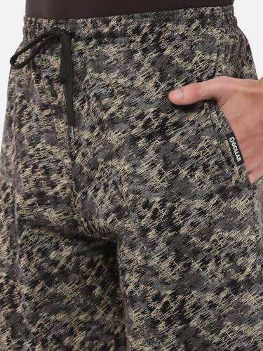 Image of Dollar Solid Men's Shorts | All-Over Print | One Side Zipper Pocket with Label Branding | Self Waistband with Drawcord | Wide Array of Attractive Prints