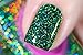 Emerald - green glitter holographic nail polish by Cupcake Polish