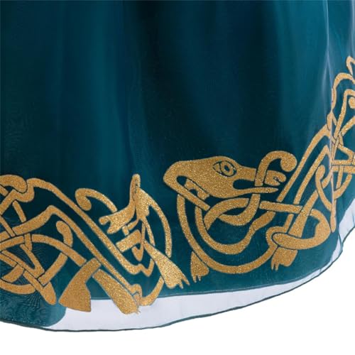 Disfraz para niñas vestido medieval princesa 2-12 años miniatura 5
