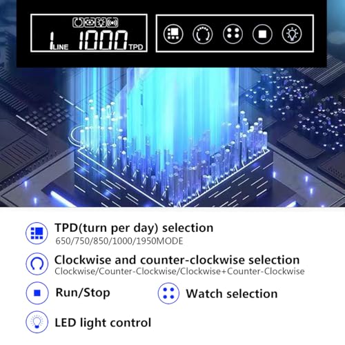 Caja giratoria para relojes automáticos que elimina el reinicio manual con motor ultra silencioso 4