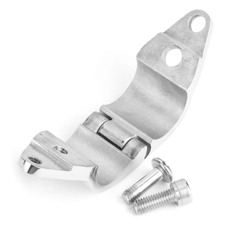 Lot de 2 Pinces Coulissantes Bimini à Mâchoire Supérieure en Acier Inoxydable - Raccords de Pont pour Bateaux, Yachts et Yachts Gonflables - Matériel Marin Résistant