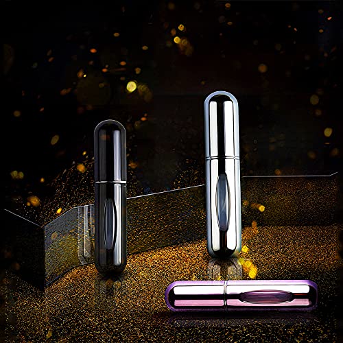 3pcs Bouteille Vaporisateur de Parfum, 5ml mini portable Atomiseur Réutilisable, Mini Flacon Vaporisateur Parfum rechargeable contenant cosmetique, pour Voyage homme femme - Image 6