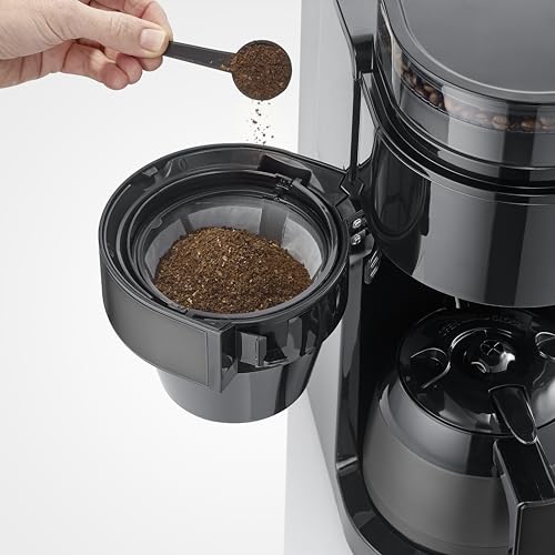 Cafetière filtre Severin 4831 avec broyeur intégré et acier inoxydable Neuf - vue 6