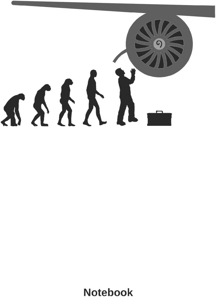 Notebook: Jet Engine Mechanic, Technician, Notebook, Planer, Journal or diary, lined booklet,110 pages, 6 x 9 inches in size Paperback – 6 Feb. 2019