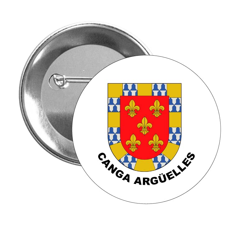 ASTUR PINS Chapa ESCUDO APELLIDO FAMILIA CANGA ARGÜELLES Chapa