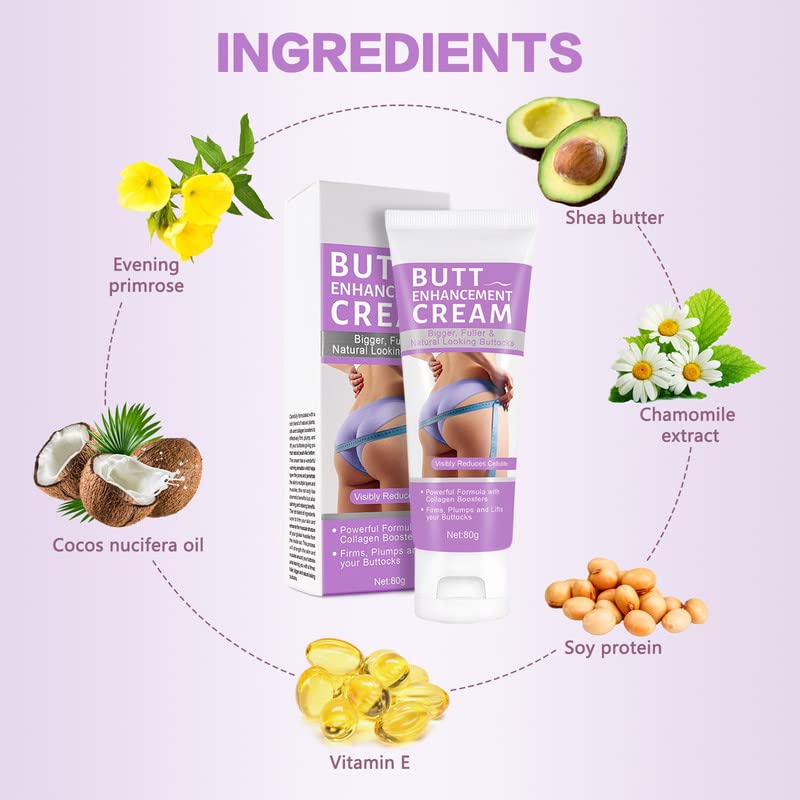 Butt Enhancement Cream - Deeply Moisturizing Hip Lift