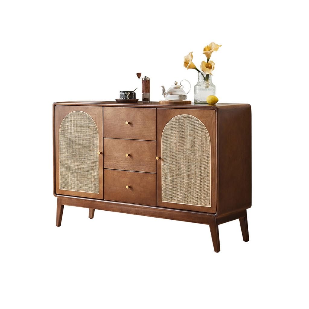 BHGFYXBS Japanese Buffet Cabinet For Restaurant & Home Double Door Sideboard Sto Unit Kitchen & Living Room Tea Cabinet Slish Cupboard With Ample Sto Space