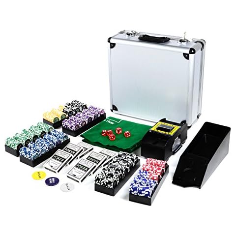 Pokerkoffer Deluxe Pokerset mit 600 Ocean Champion Chips Cover