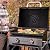 Blackstone 2144 Original 22” Tabletop Griddle with Integrated Protective Hood and Stainless Steel Front Plate, Powder Coated Steel, Black