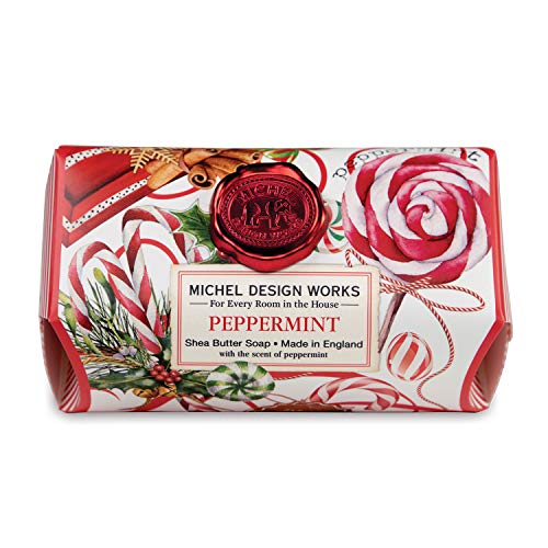 Image of Michel Design Works Large Bath Soap Bar, Peppermint