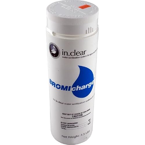 Gecko 99-720-0005 Botellas de bromicharge, 3.5 libras, 0699-300005, granular blanco