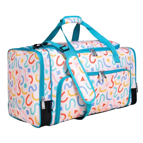 Image of Wildkin Kids Weekender Duffel Bag - Carry-On Size for School, Travel, & Sleepovers