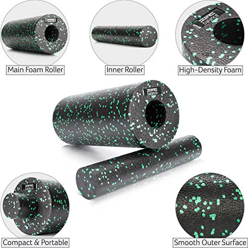Core-Balance-Foam-Roller-For-Muscle-Massage-High-Density-EPP-2-In-1-Massager
