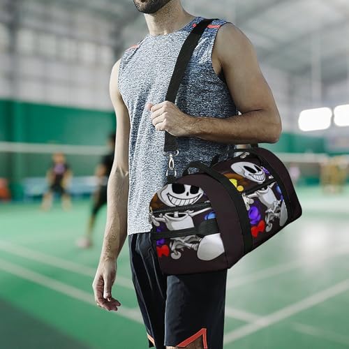 Sac de sport avec compartiment chaussures imperméable taille unique - 6