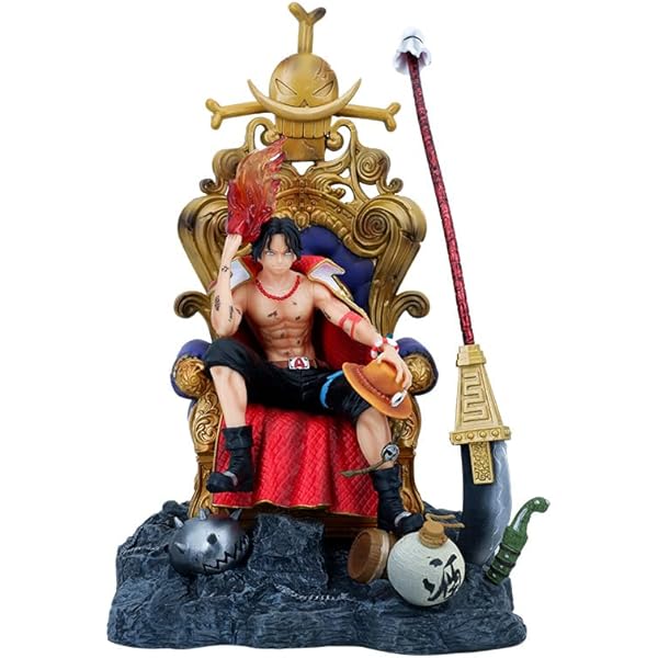 Port Gas D Ace Anime Figure, 11.8 inches 30 cm, One Trinidad and