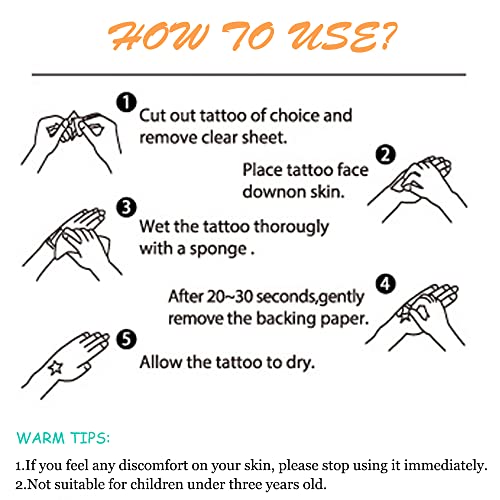 Summer Temporary Tattoo Stickers 200+ Patterns Hawaii Beach Pool Party Tropical Fake Tattoos Waterproof Pineapple Palm Tree Cat Ice Cream For Kids Boy Girl Adult #TOP6