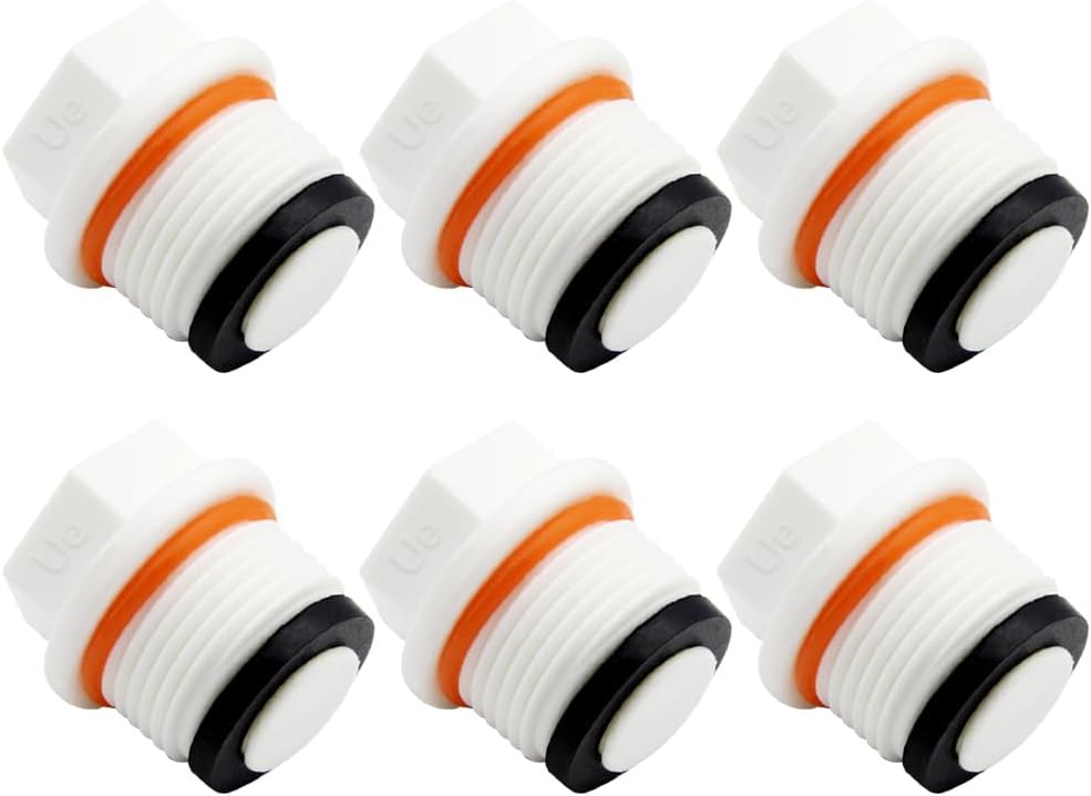Amazon.com: 20 Pack 1/2 Inch PVC Pipe Male Thread Plug, PVC Male ...