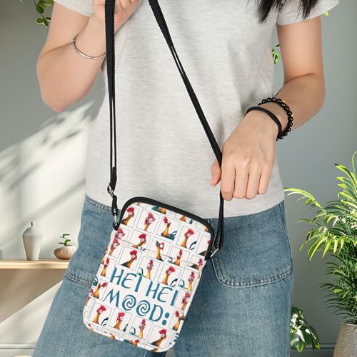 BWWKTOP Chicken Hei Hei Crossbody Bag Hei Hei Fans Gift Hei Hei Mood Crossover Shoulder Bag Hei Hei Merchandise4