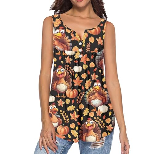 Women Summer Sleeveless Shirts Plus Size Pleated Tank Tops Blouses for Leggings S-4XL - Main Image