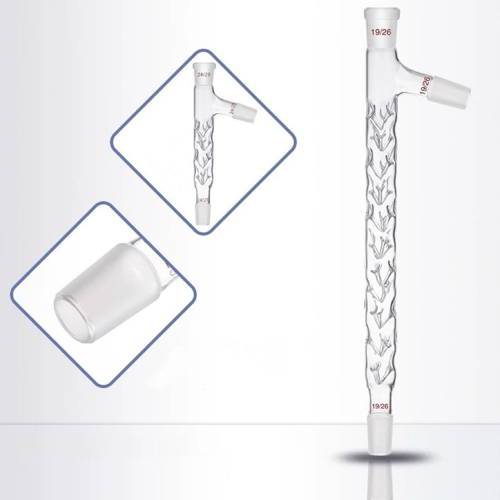 matraz de laboratorio, Columna de destilación de vidrio de borosilicato tamaños de juntas de 500 mm 19/26 24/29 29/32(500mm Joint 24-29)