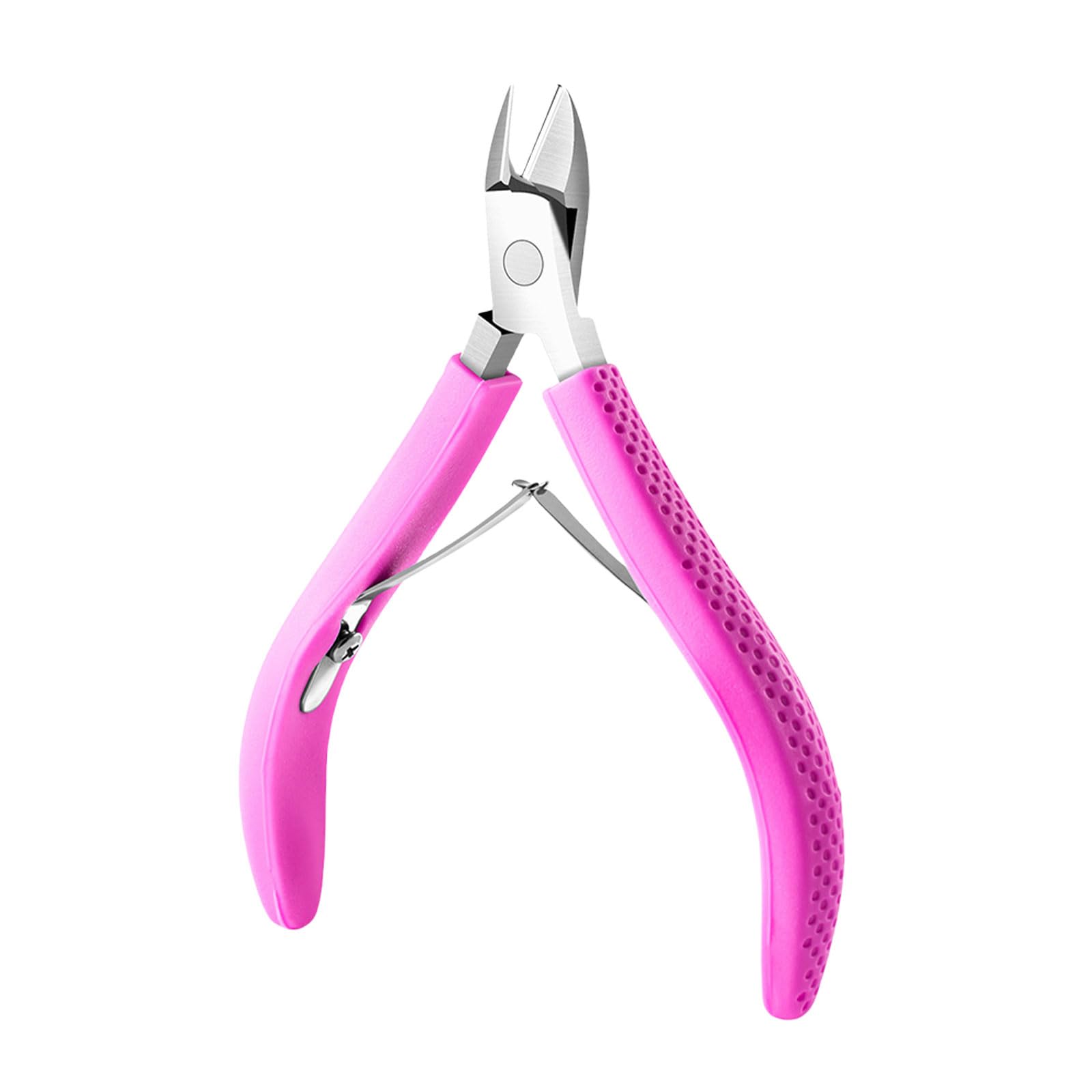 Manicure rimozione cuticole con manico in gomma completa unghie cura taglierina taglio preciso per salone e uso domestico