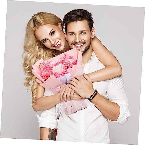 Ramo de flores secas LIFKOME rosa para decoración y eventos miniatura 7